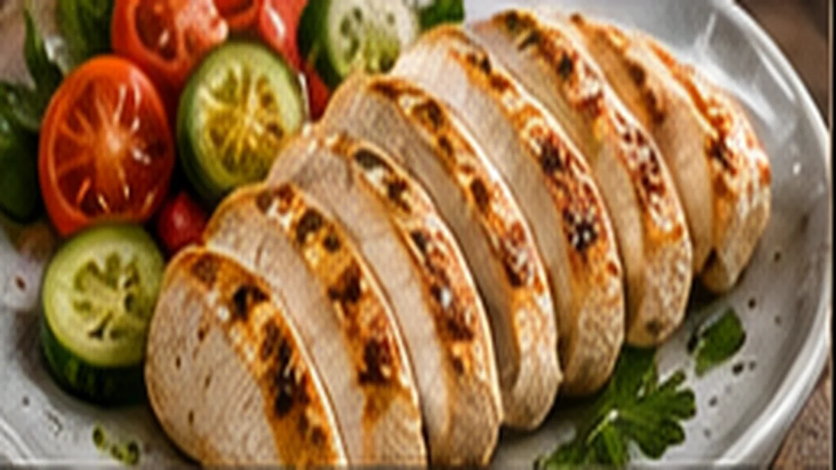 Сочная куриная грудка в йогуртовом маринаде