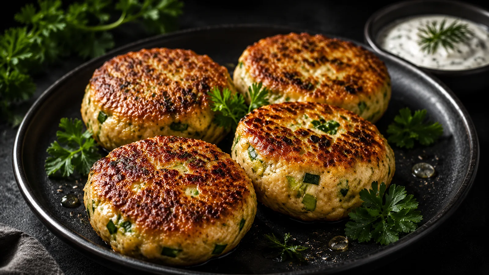Куриные котлеты с кабачком — низкокалорийный рецепт