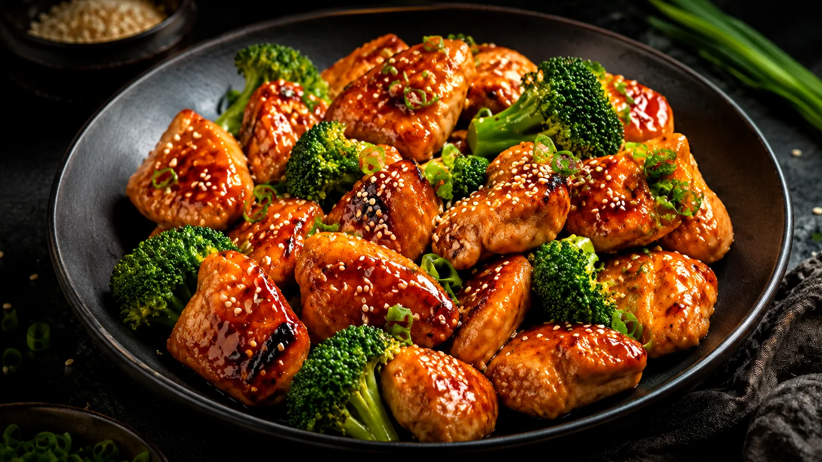 Острые кусочки курицы с овощами — низкокалорийный рецепт