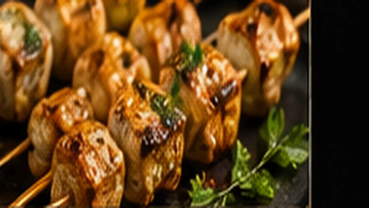 Куриные шашлычки в духовке