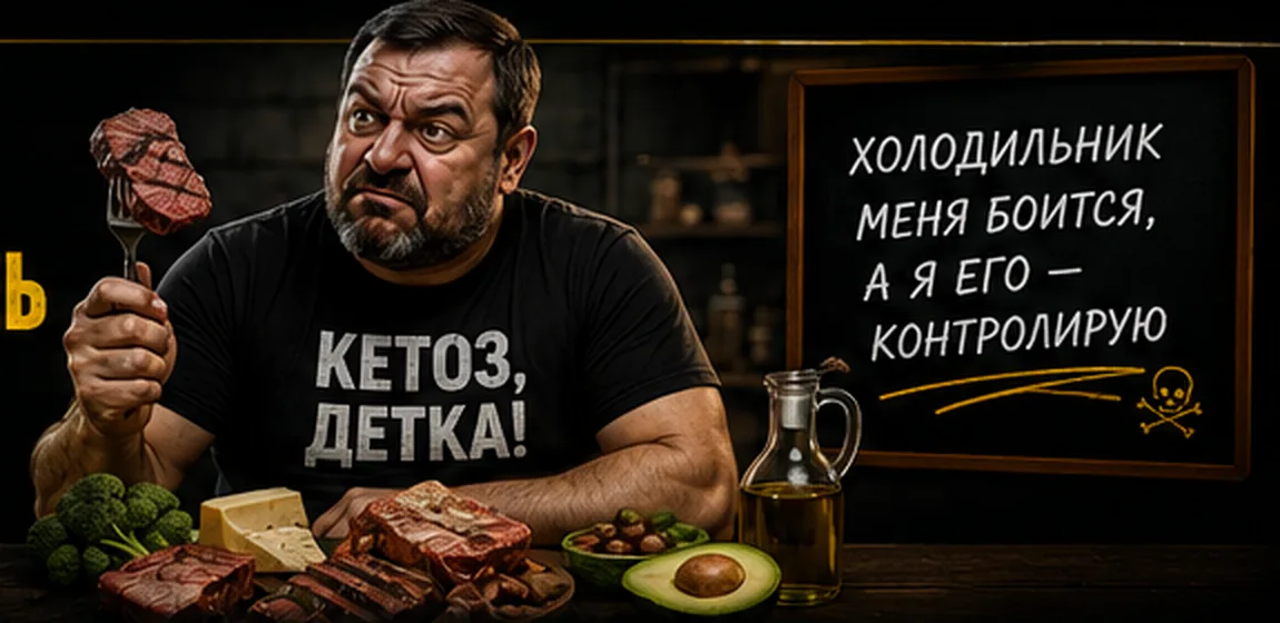 Мужчина старше 35 лет выбирает рацион для похудения