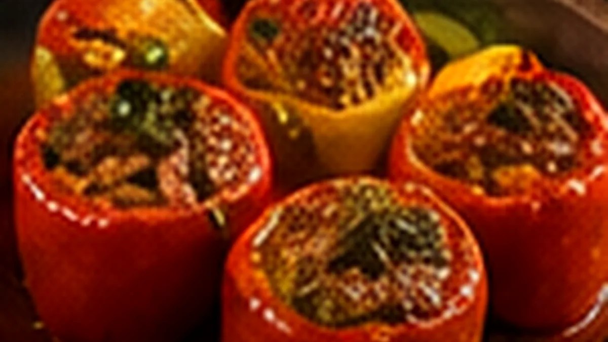 Фаршированные перцы с мясом